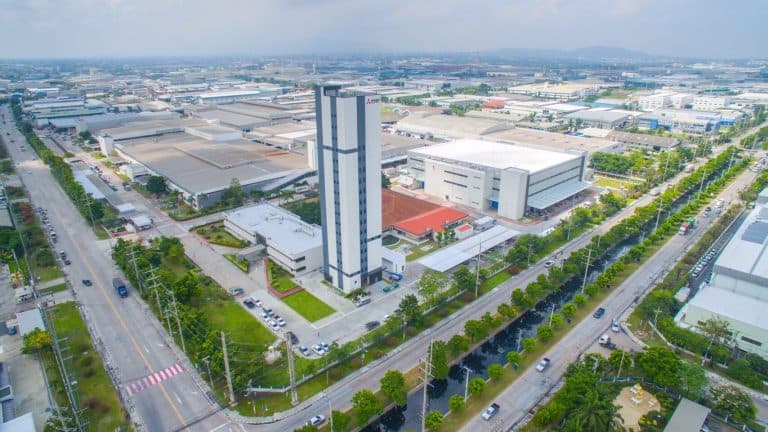 Tháp thử thang máy Mitsubishi tại AMEC (Thái Lan)